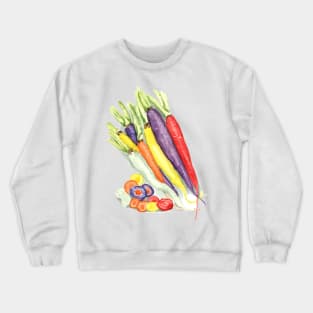 Rainbow Heirloom Carrots Crewneck Sweatshirt